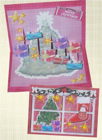Christmas Puffy Stickers by Christine Dixon