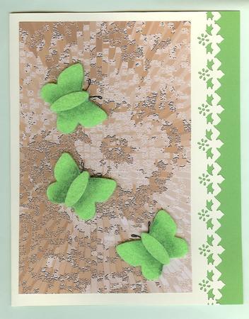 Flower & Blocks Abstract Background 4 by Christine Dixon