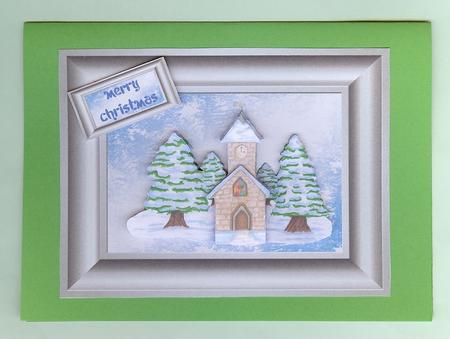 Church in Snow by Christine Dixon