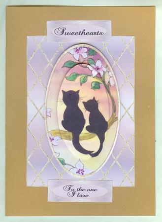 Sweethearts. Original Watercolour Painting by Christine Dixon