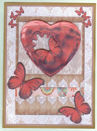 20 Steampunk Style Butterfly Hearts Cu4cu by Christine Dixon