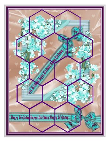 2 Cherry Blossom Cluster Frames by Christine Dixon