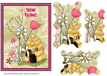 12- Bees Clipart by Christine Dixon