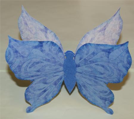 Papillon 1, Denim by Christine Dixon