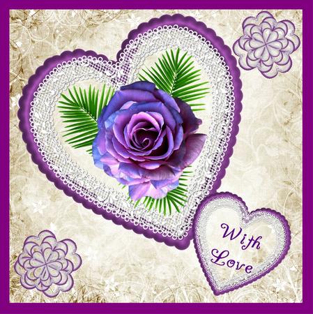 Designer Resource Purple Rose Png Format Transparent Back Gr by Christine Dixon