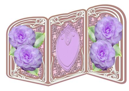 Cut Out Camelia Pink 3 Stage Cut Out Designer Resource by Christine Dixon