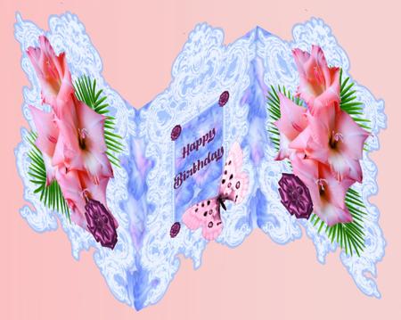 Gladioli Designer Resource 300dpi Png Format by Christine Dixon