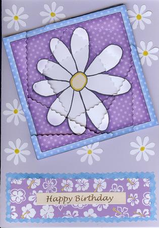 Daisy Quick Card Twisted Spiral Side Stacker by Christine Dixon