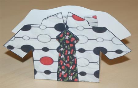 Red and Black Circles Paper by Christine Dixon