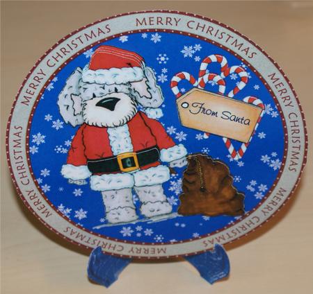 Christmas Dog by Christine Dixon