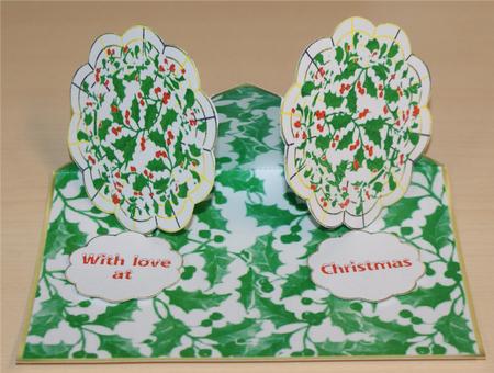 Holly Doily by Christine Dixon