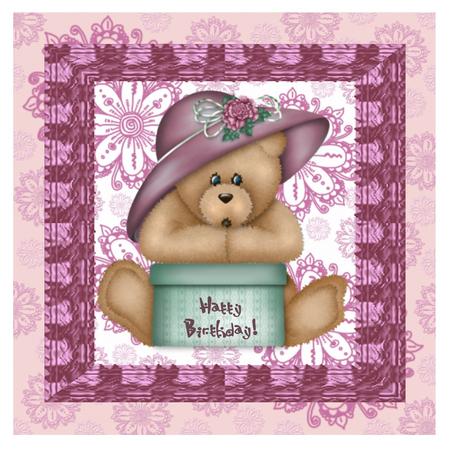 Hat Box Bears Clip Art by Christine Dixon