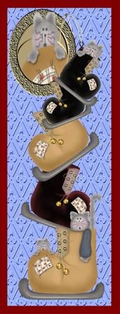 Puss N Boots Clip Art by Christine Dixon