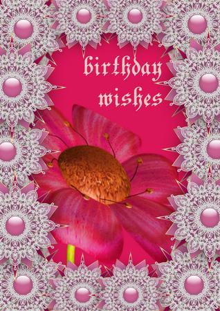 Bright Blooms A4 Backing Paper #9 by Christine Dixon