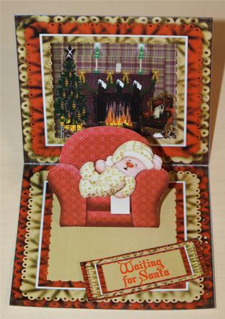 Ted Waiting for Santa Christmas Designer Resource Graphics by Christine Dixon