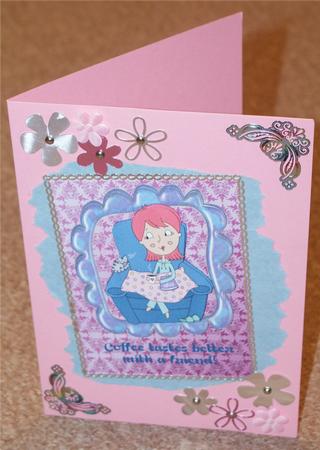 Embossed Damask Effect Backing Papers by Christine Dixon