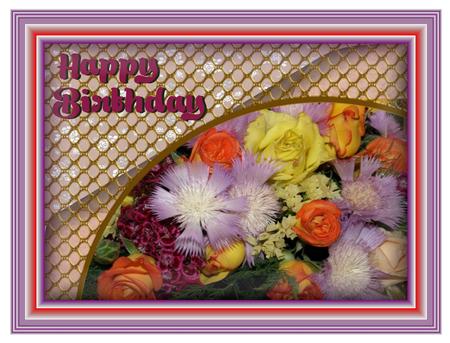 Floral Background by Christine Dixon