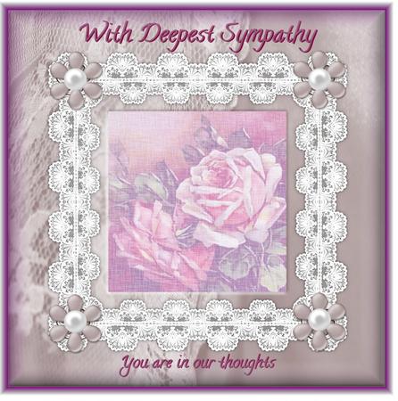 Lace and Flower Frames Cu by Christine Dixon