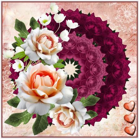 Round Decorative Mat 2 - Cu4cu by Christine Dixon