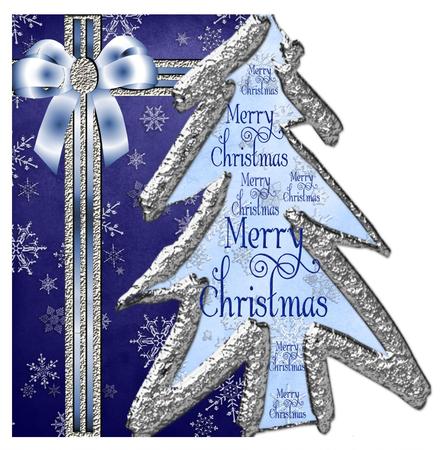 8 Silver Christmas Tree Elements - Cu4cu by Christine Dixon