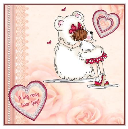 Crafty Bob's Sassy Cheryl Single: a Big Bear Hug by Christine Dixon