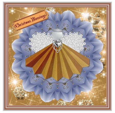Icy Blue Decorative Mat - Cu4cu by Christine Dixon