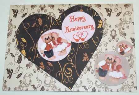 Chocolate and Gold Vintage Paper by Christine Dixon