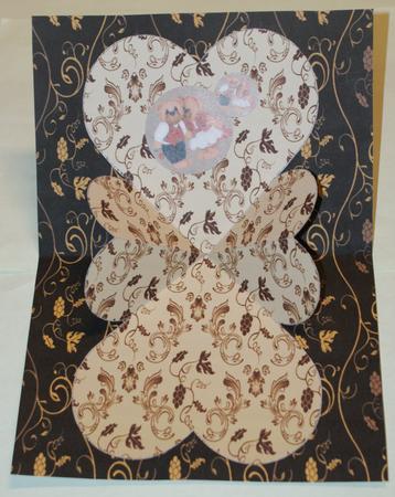 Chocolate and Cream Tone Vintage Paper by Christine Dixon