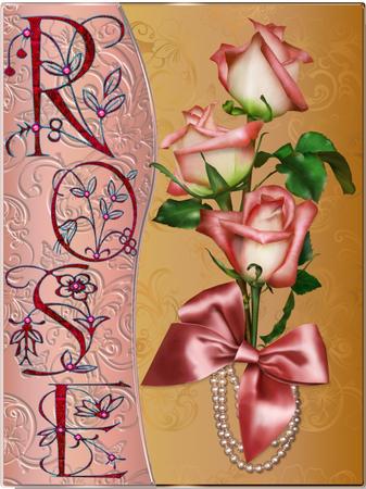 Upper Case Teal Floral Alphabet - Cu4cu by Christine Dixon