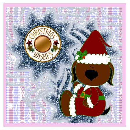 Santa's Friends 1 B/w Clip Art by Christine Dixon