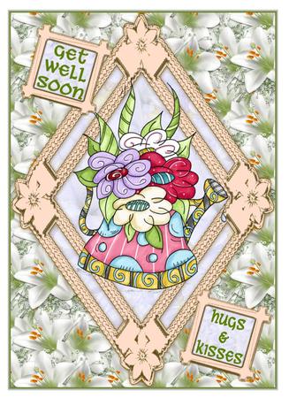 10 Mixed Floral Background Papers by Christine Dixon