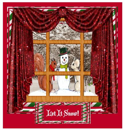 6 Candy Cane Frames - Cu4cu by Christine Dixon