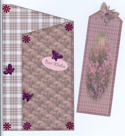 Pink Flower Pocket Card by Christine Dixon