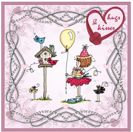 Crafty Bob's Sassy Cheryl Single: Little Birdie Birthday -  by Christine Dixon