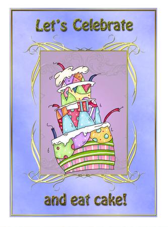 Crafty Bob's Sassy Cheryl Single: Funky Birthday Cake by Christine Dixon