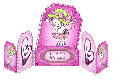 Crafty Bob's Sassy Cheryl Single: I Love You This Much by Christine Dixon