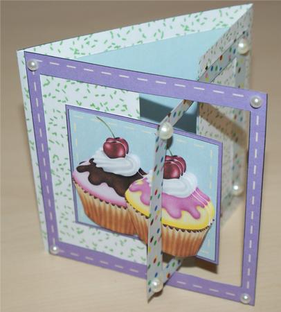 Surprise Card - Cupcakes by Christine Dixon