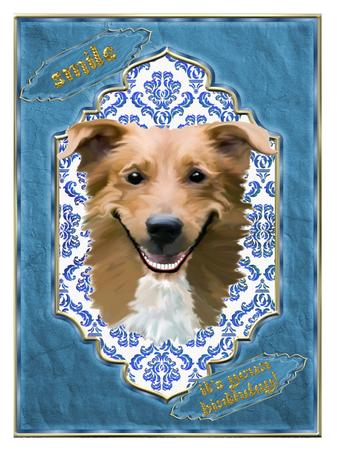 Smiling Dog by Christine Dixon