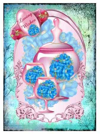 Ornate Mats and Frames by Christine Dixon