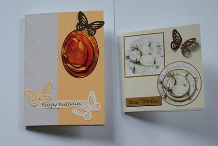 White and Apricot Roses by Christine Dixon