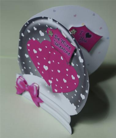 Valentines Love Globe by Christine Dixon