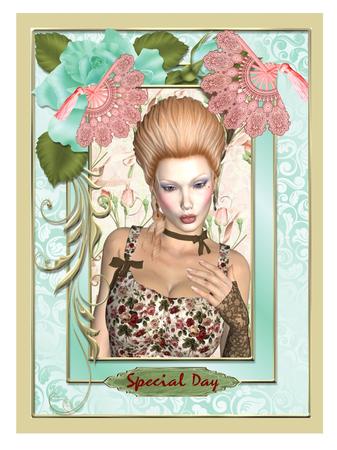 Lovely Roses Frames by Christine Dixon