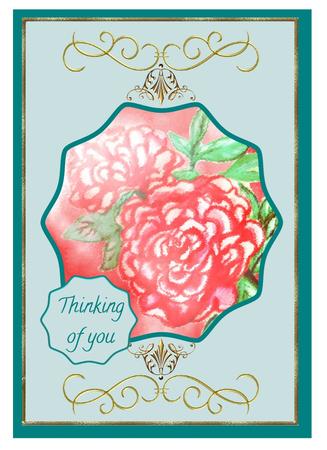 Peony Backing Paper by Christine Dixon