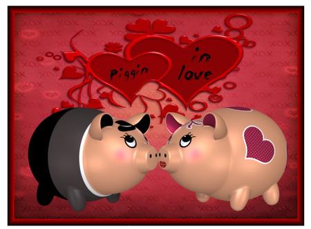 Piggy Bank Set Three by Christine Dixon