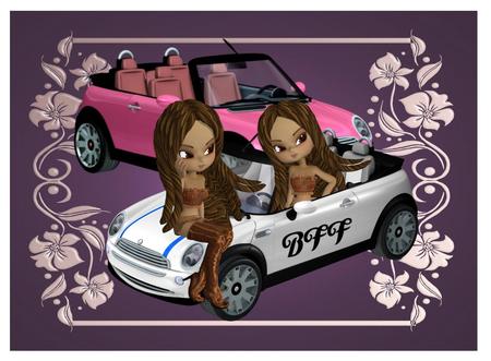 5 Cool Cookie Out Clubbin' Poser Tubes by Christine Dixon