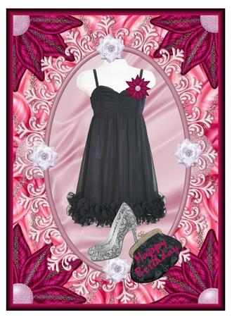 Pink Bling Flowers Combo Kit by Christine Dixon