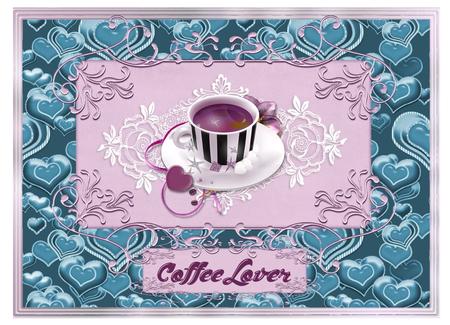 Hale and Hearty Backing Paper in Blue by Christine Dixon