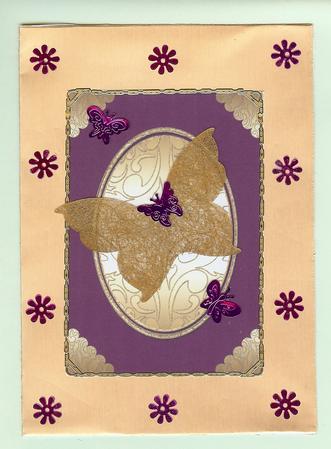 Sumptuous Blank Card Front / Aperture Card Front 3 by Christine Dixon
