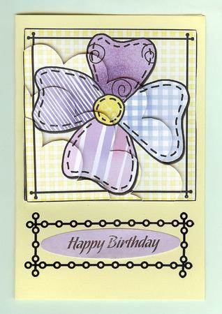 Patchwork Flower Shell Edged Corner Side Stacker by Christine Dixon