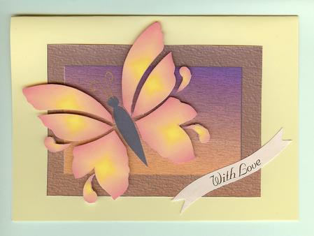 Hot-pink Yellow Butterfly by Christine Dixon
